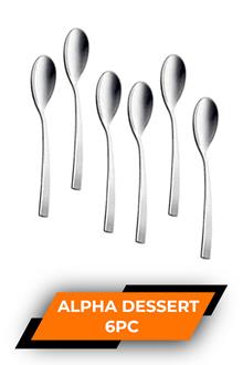 Shapes Alpha Dessert Spoon 6pc